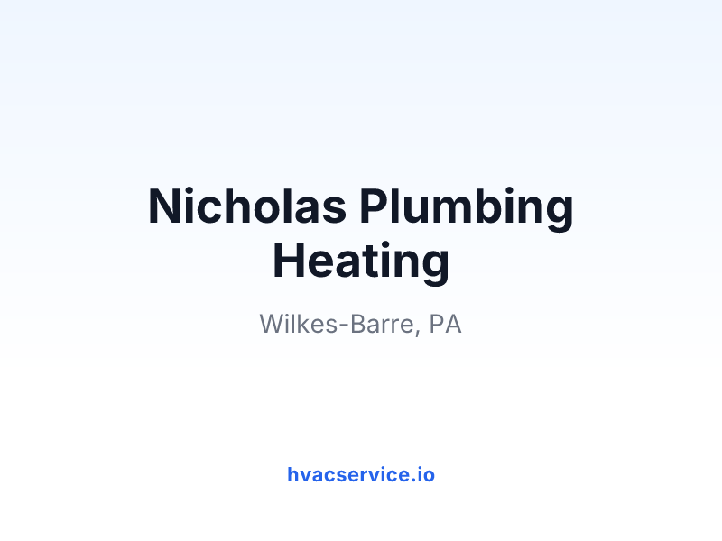 Nicholas Plumbing Heating