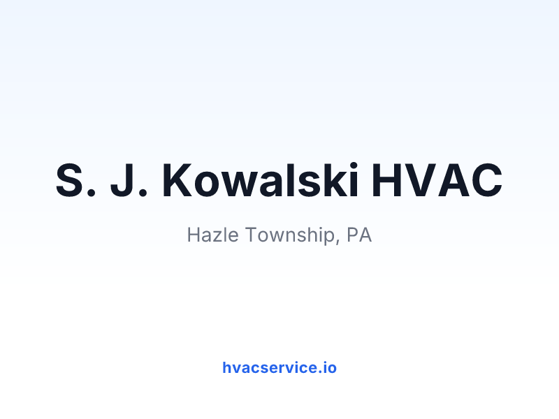 S. J. Kowalski HVAC