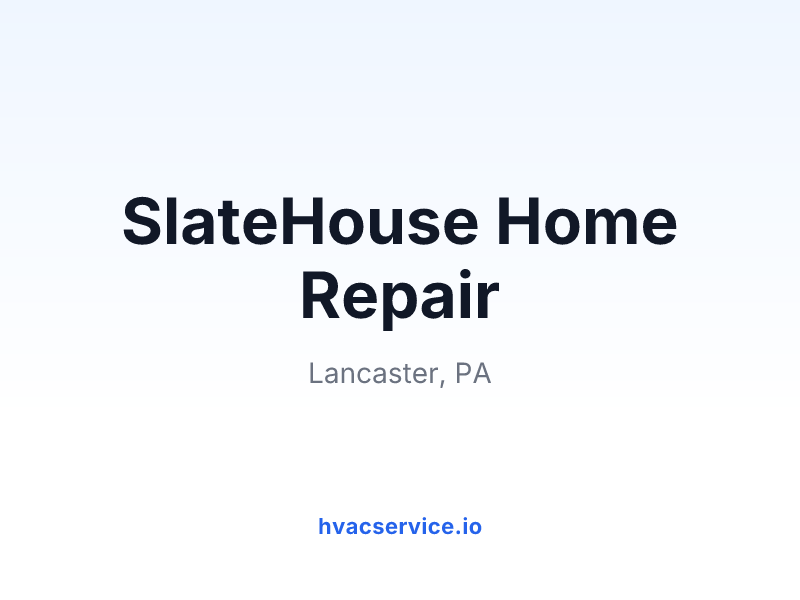 SlateHouse Home Repair