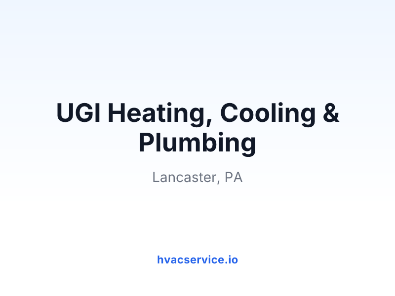 UGI Heating, Cooling & Plumbing