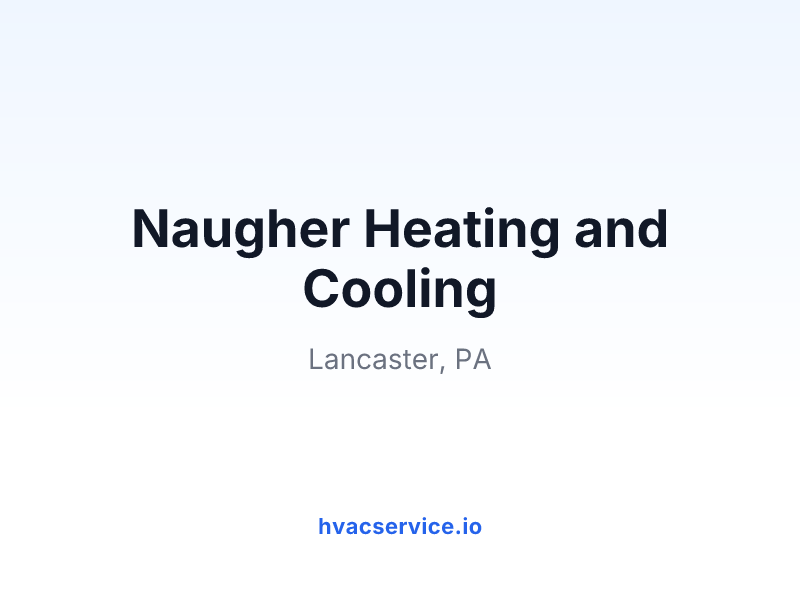 Naugher Heating and Cooling