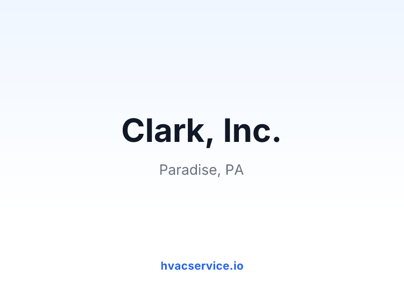 Clark, Inc.