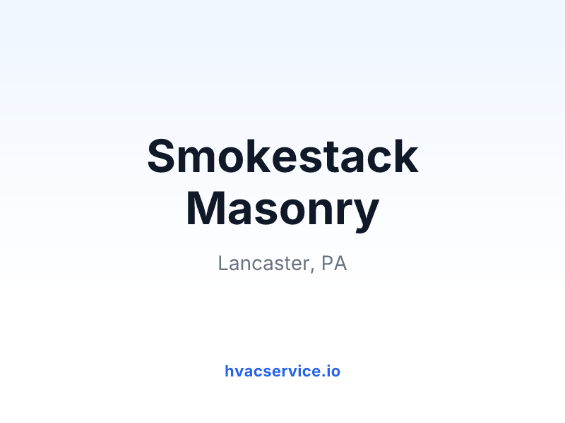 Smokestack Masonry