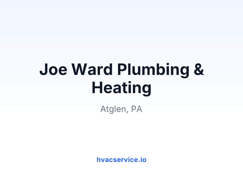 Joe Ward Plumbing & Heating