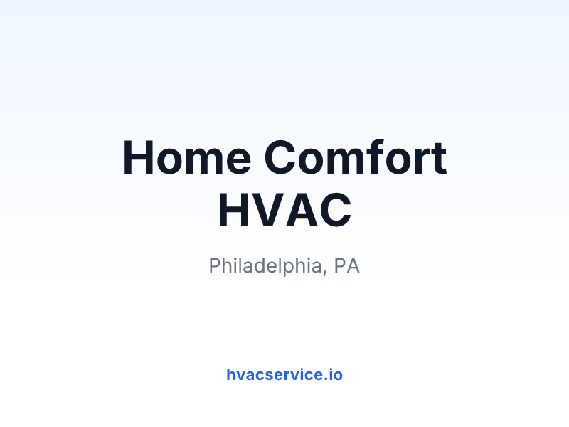 Home Comfort HVAC