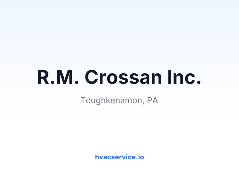 R.M. Crossan Inc.