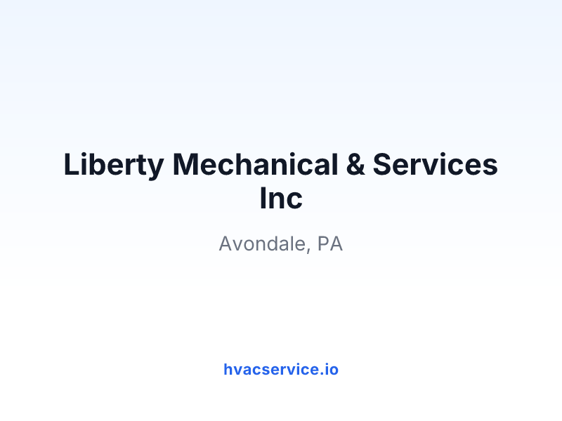 Liberty Mechanical & Services Inc