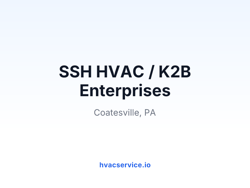 SSH HVAC / K2B Enterprises
