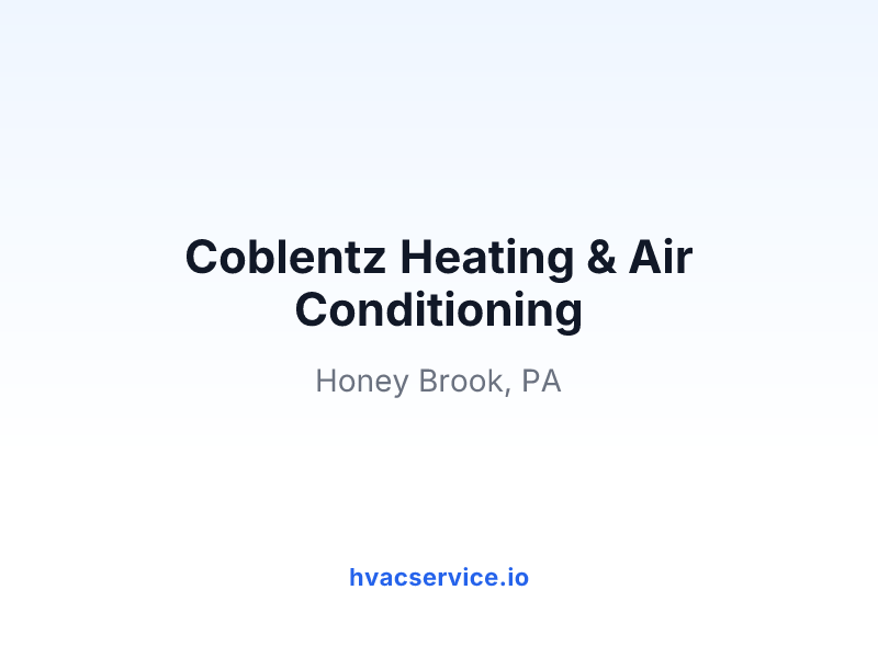 Coblentz Heating & Air Conditioning