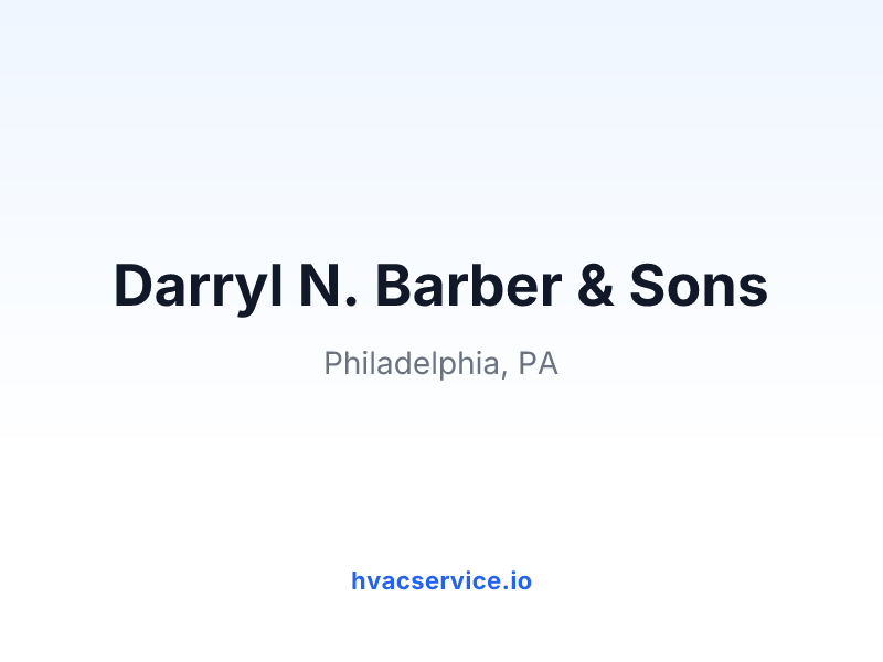Darryl N. Barber & Sons