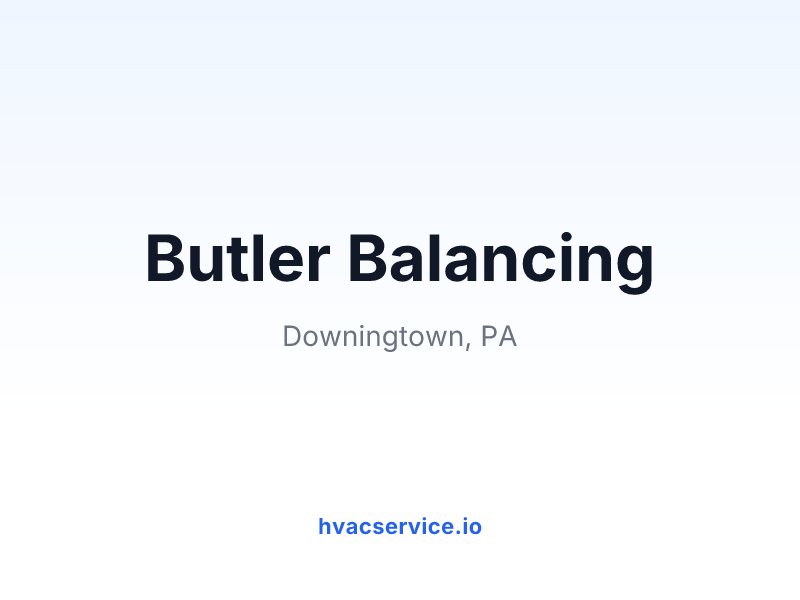 Butler Balancing
