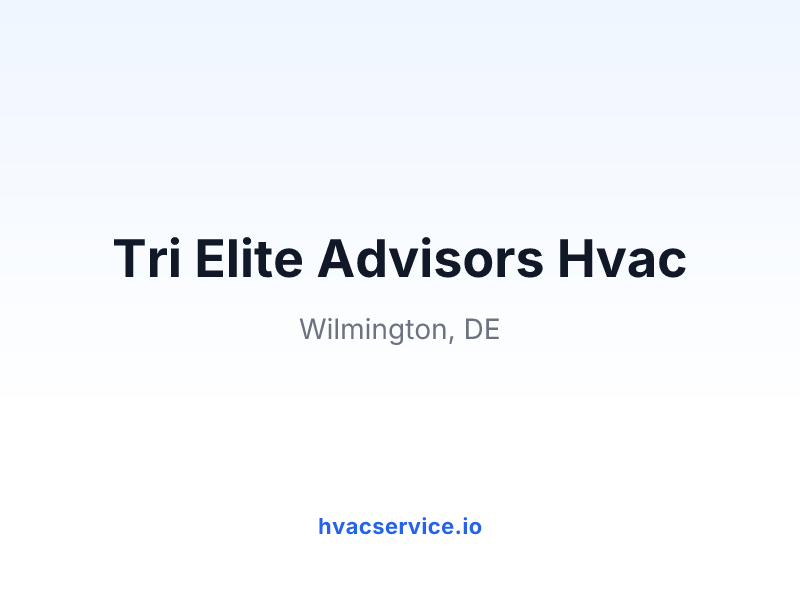 Tri Elite Advisors Hvac