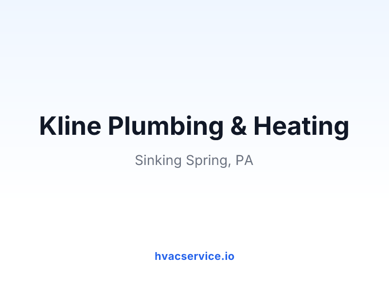 Kline Plumbing & Heating