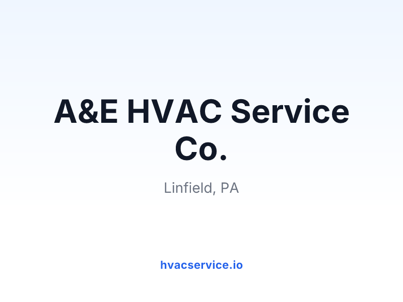A&E HVAC Service Co.
