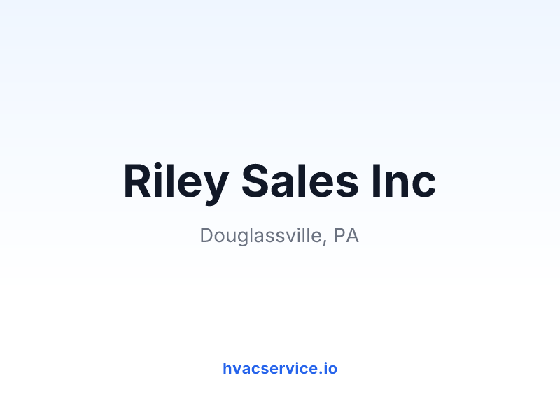 Riley Sales Inc