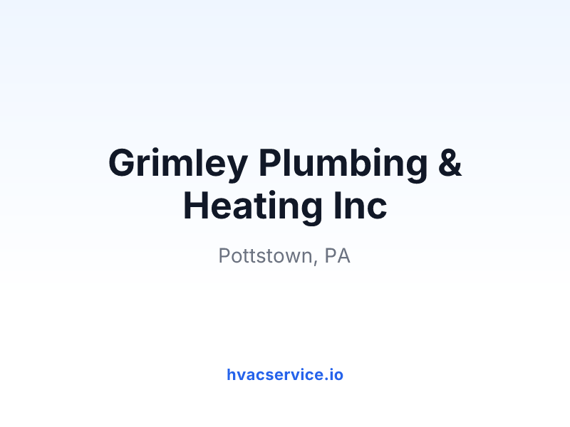 Grimley Plumbing & Heating Inc