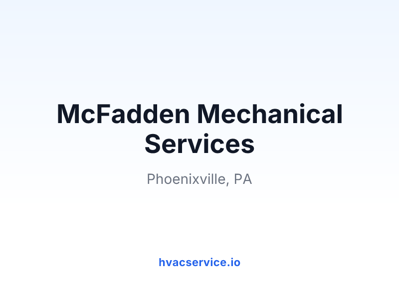 McFadden Mechanical Services
