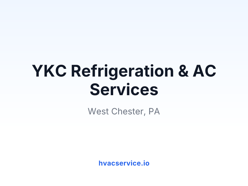 YKC Refrigeration & AC Services