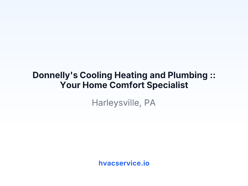 Donnelly's Cooling Heating and Plumbing :: Your Home Comfort Specialist