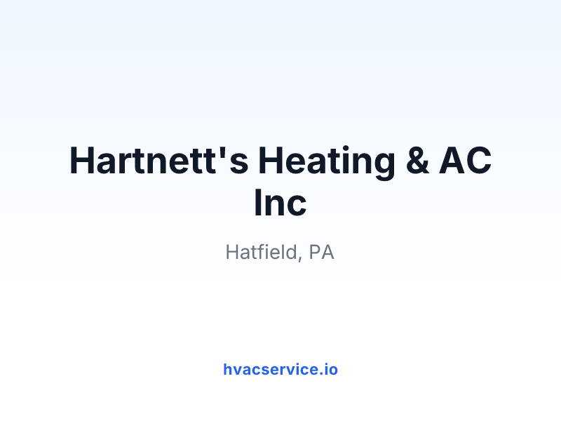 Hartnett's Heating & AC Inc