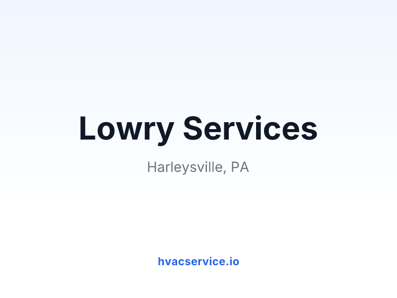Lowry Services