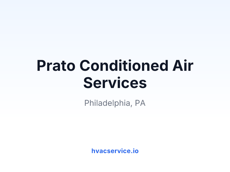 Prato Conditioned Air Services