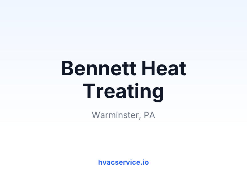 Bennett Heat Treating