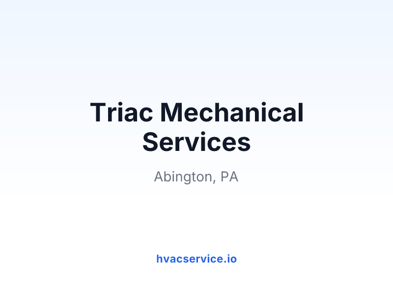 Triac Mechanical Services