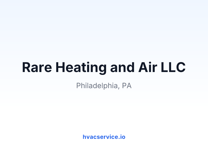 Rare Heating and Air LLC