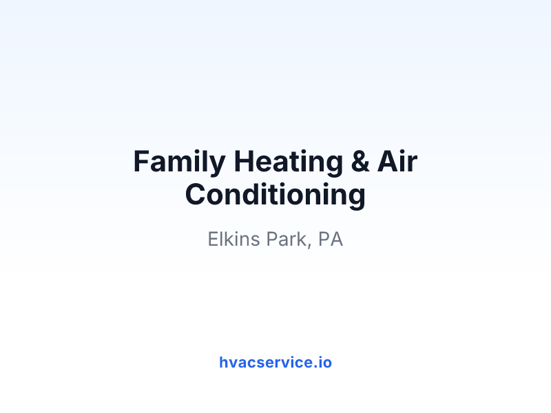 Family Heating & Air Conditioning