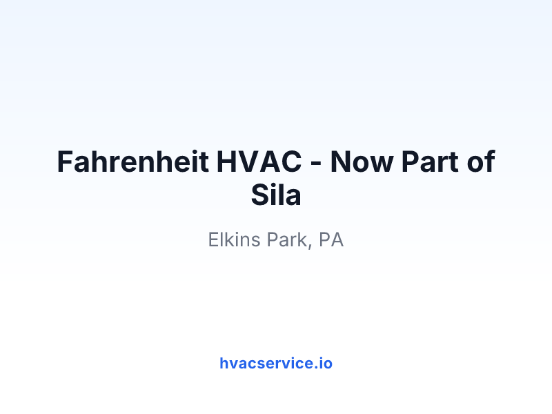 Fahrenheit HVAC - Now Part of Sila