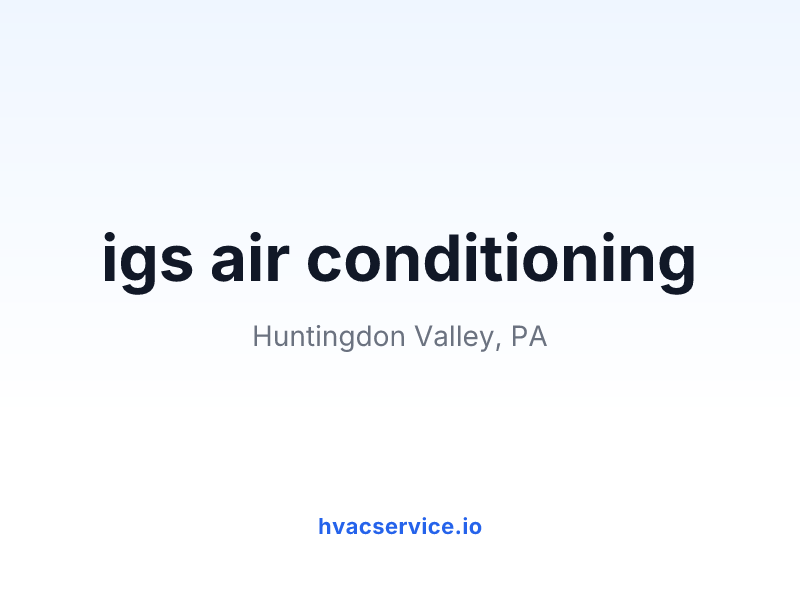 igs air conditioning