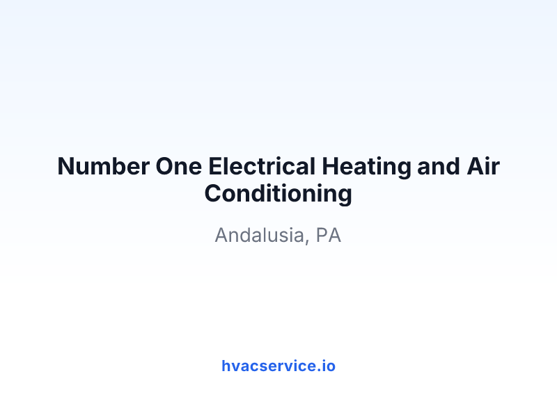 Number One Electrical Heating and Air Conditioning