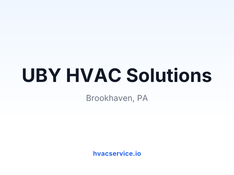 UBY HVAC Solutions