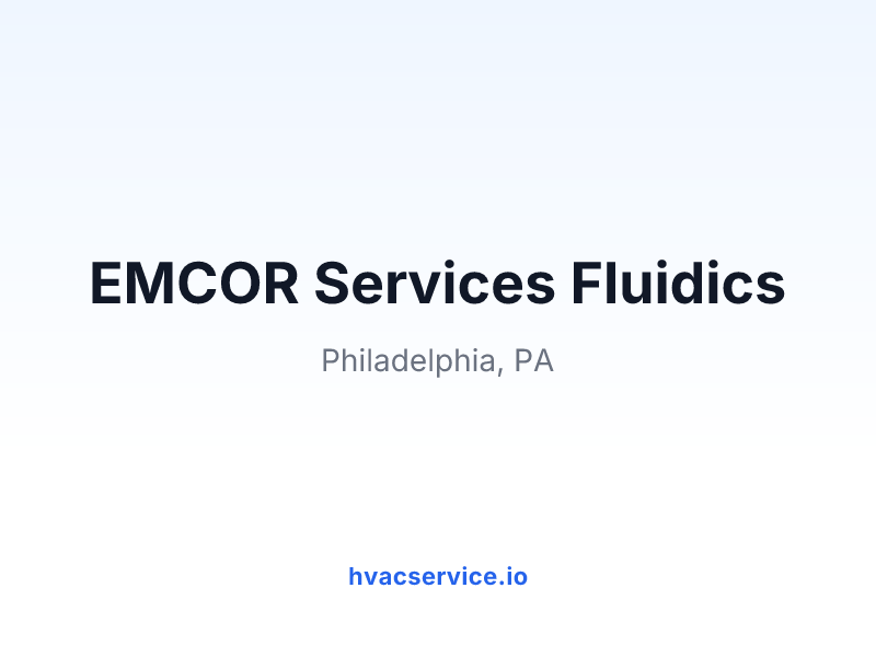 EMCOR Services Fluidics