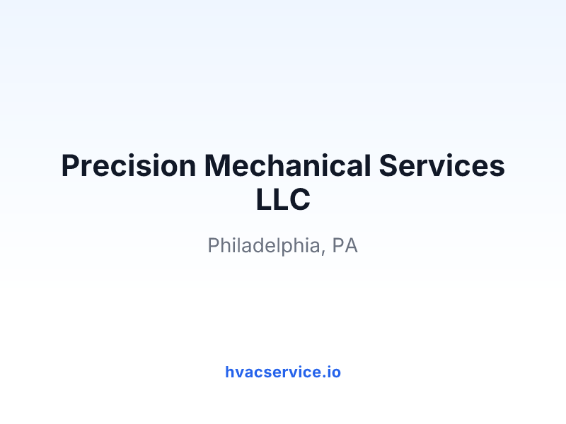 Precision Mechanical Services LLC