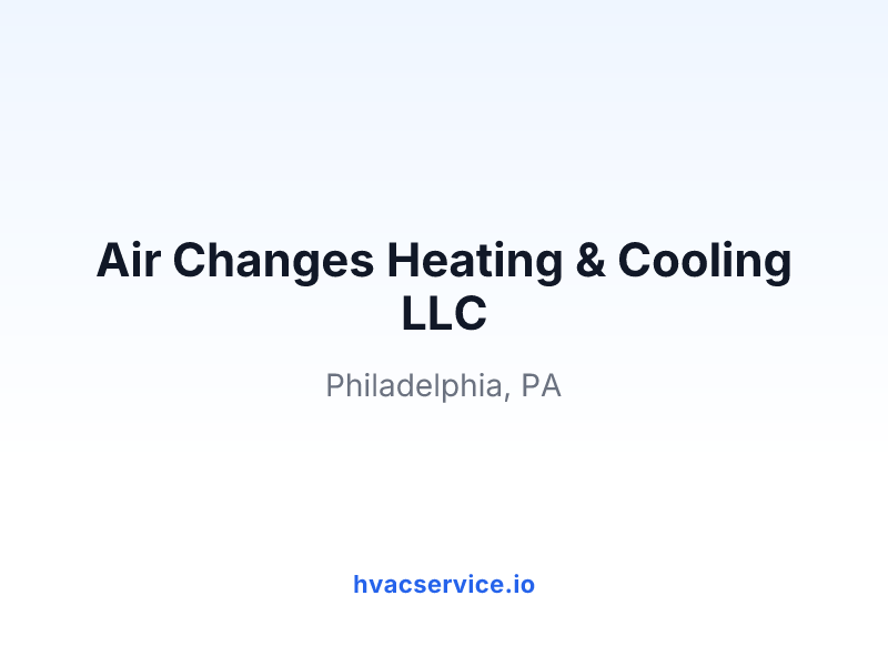 Air Changes Heating & Cooling LLC