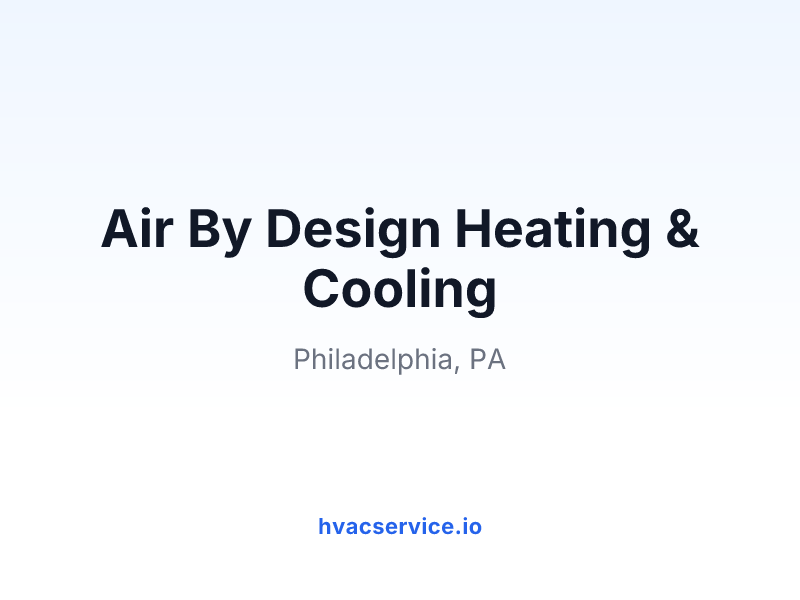 Air By Design Heating & Cooling