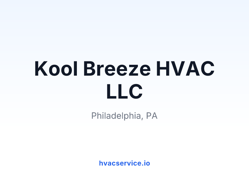 Kool Breeze HVAC LLC