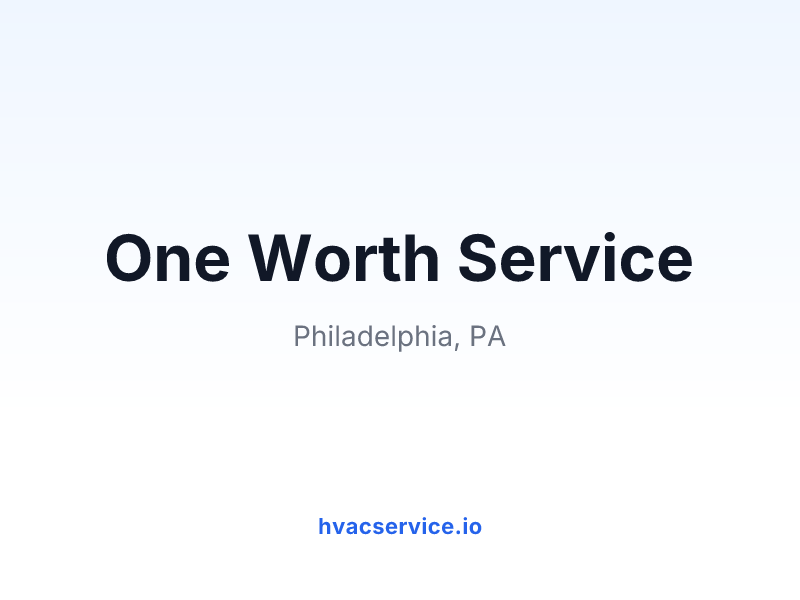 One Worth Service