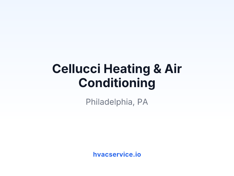 Cellucci Heating & Air Conditioning