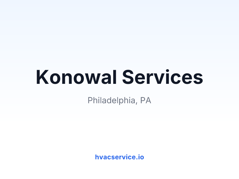 Konowal Services