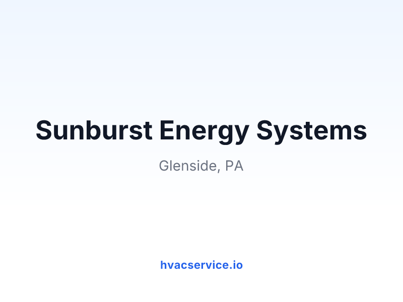 Sunburst Energy Systems