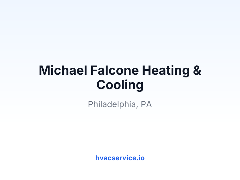 Michael Falcone Heating & Cooling