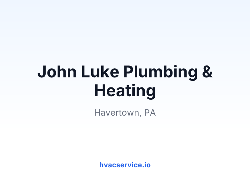 John Luke Plumbing & Heating
