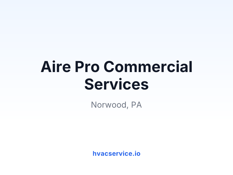 Aire Pro Commercial Services