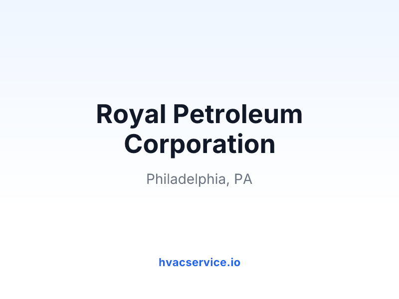Royal Petroleum Corporation