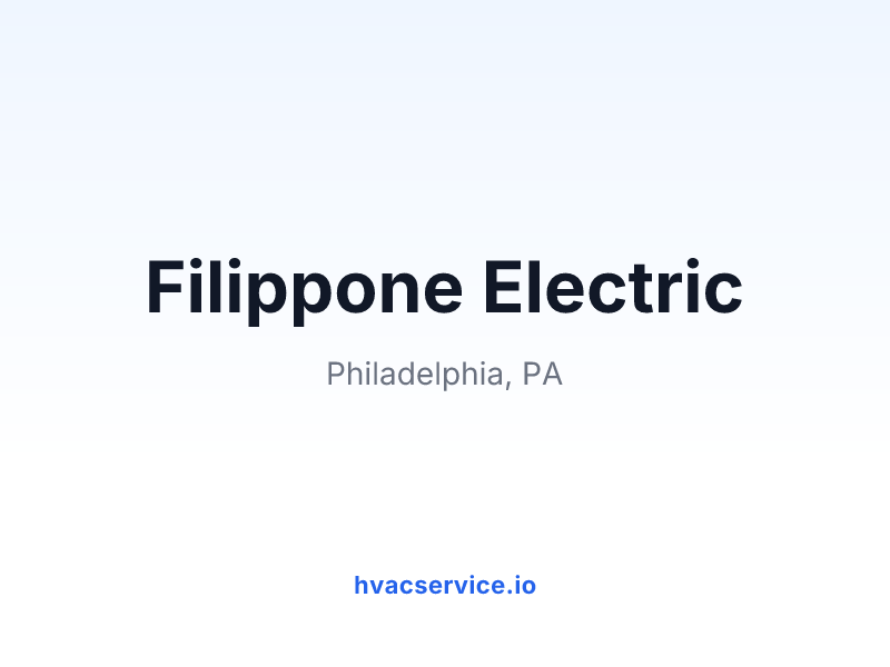 Filippone Electric