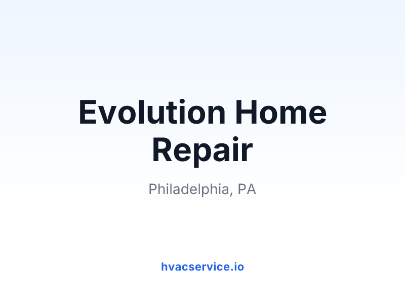 Evolution Home Repair