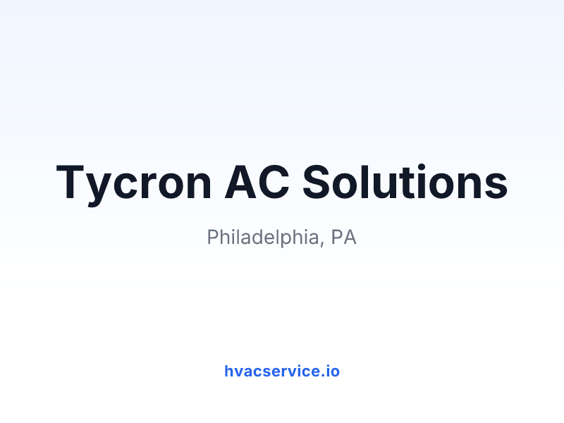 Tycron AC Solutions